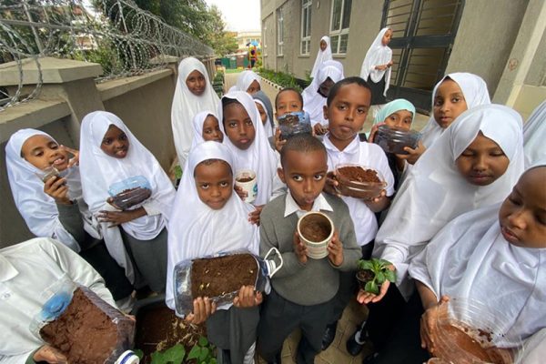 Child centred learning - Planting kitchen gardens