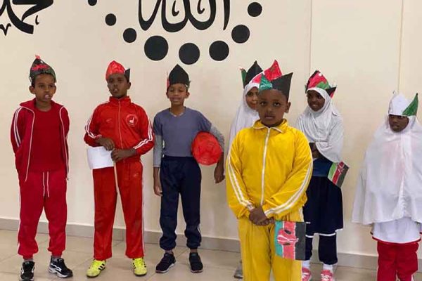 Singing patriotic songs as part of national days Activities